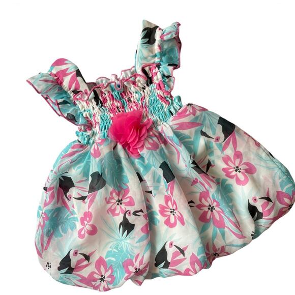 Beautiful Bon Bebe Baby Girls Dress Size 18 Month - Picture 1 of 6